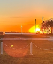 Sunrise from the porch