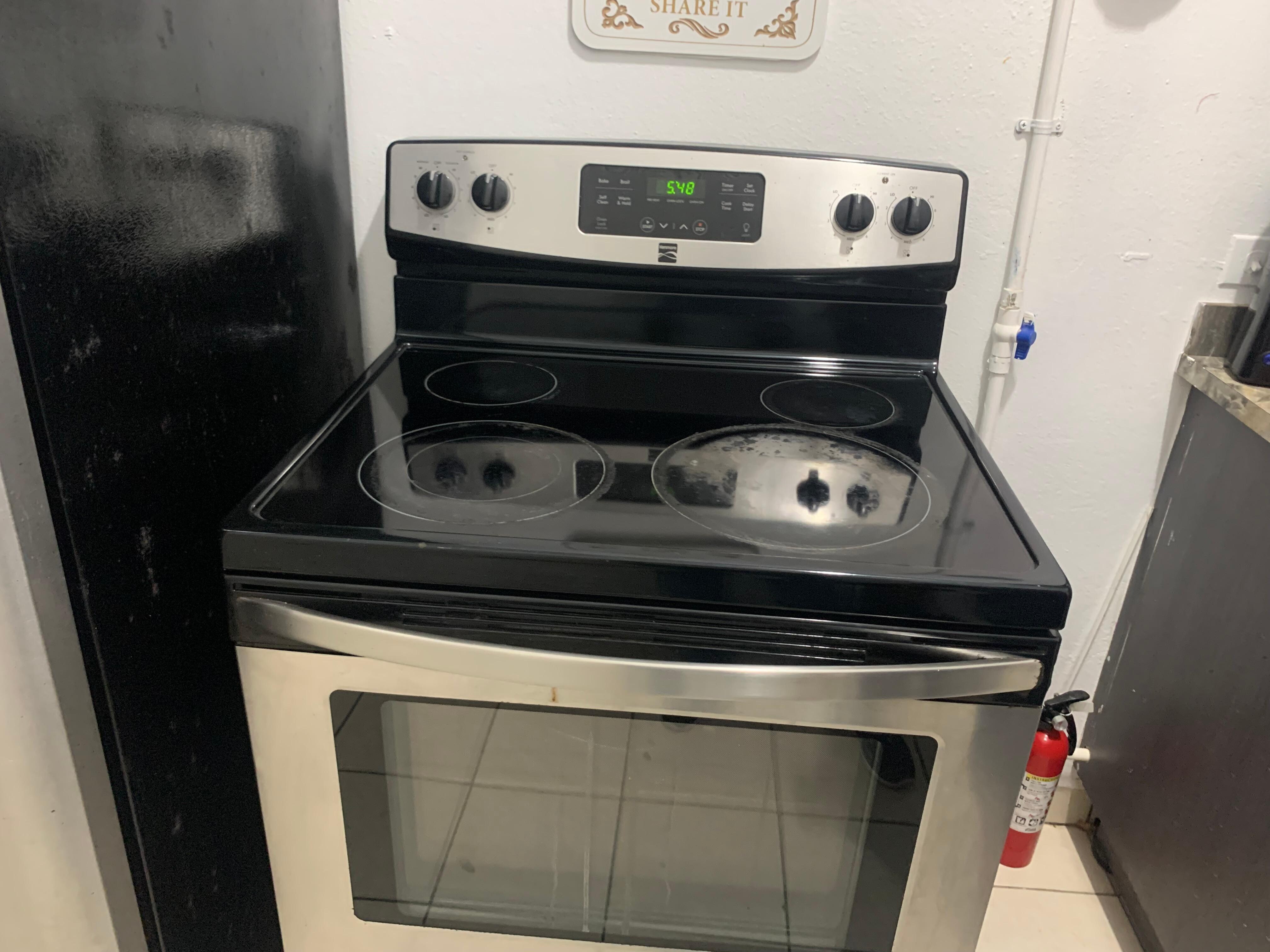 Stove duty on the sides & top