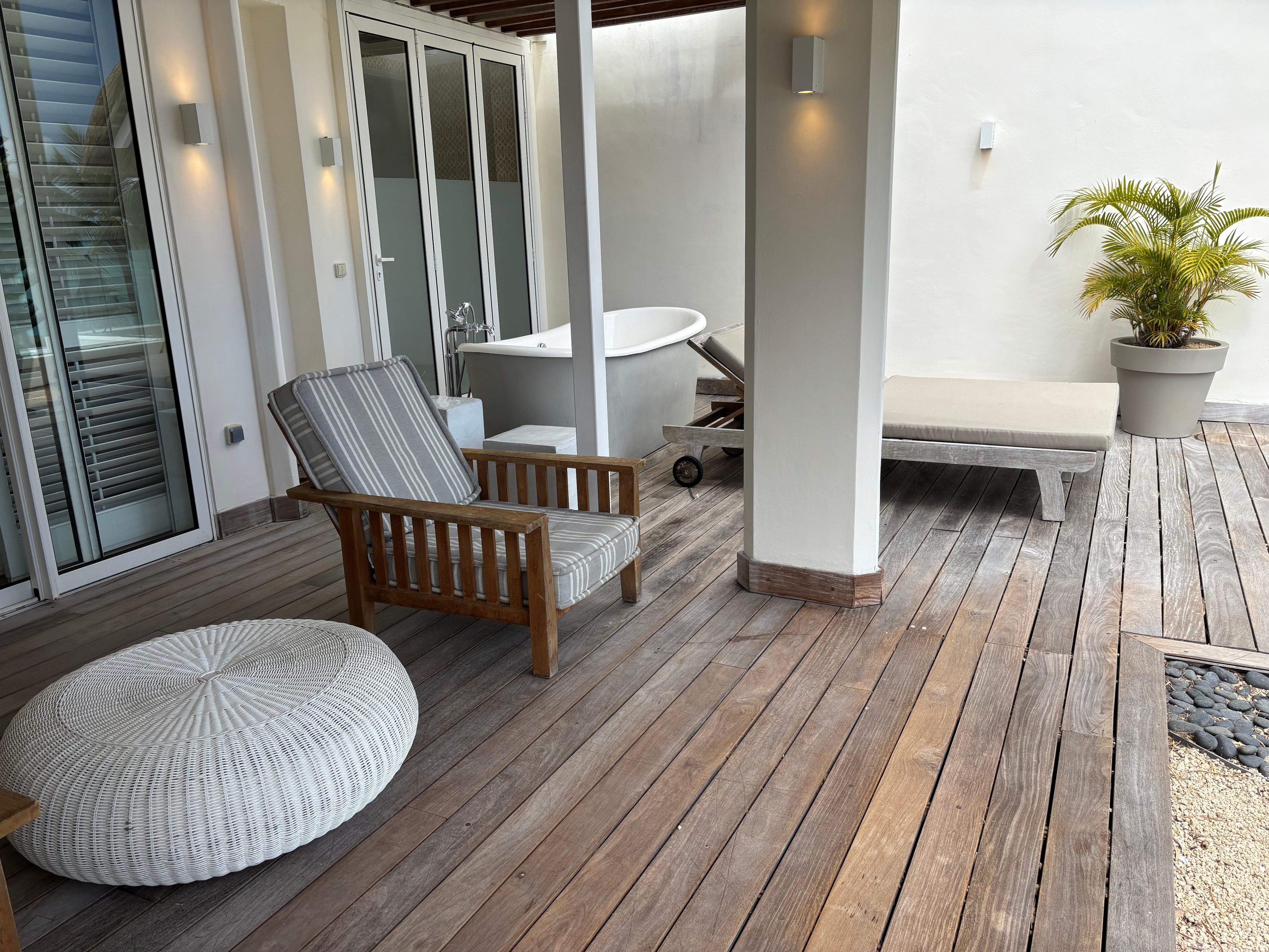 View from ocean suite balcony 