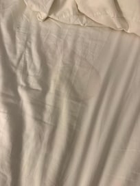 Stained/dirty sheets