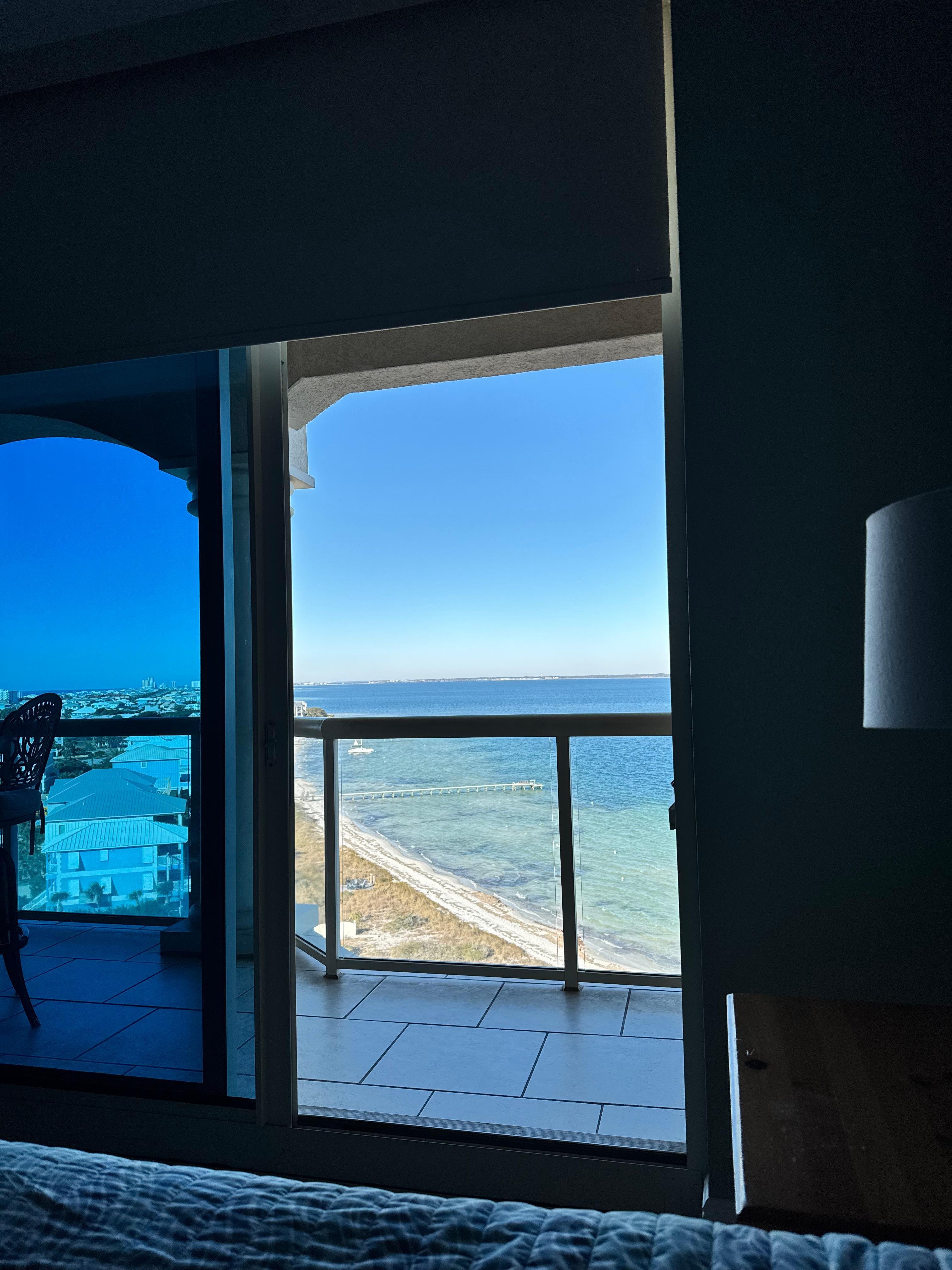 View from
Master suite 