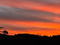 Sunset from the deck.