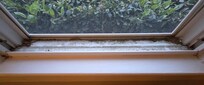 Window sill in bedroom