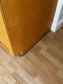 No baseboards