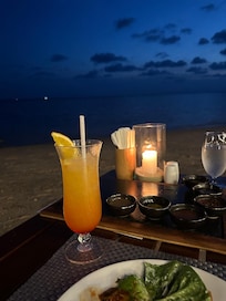 Beach dinner