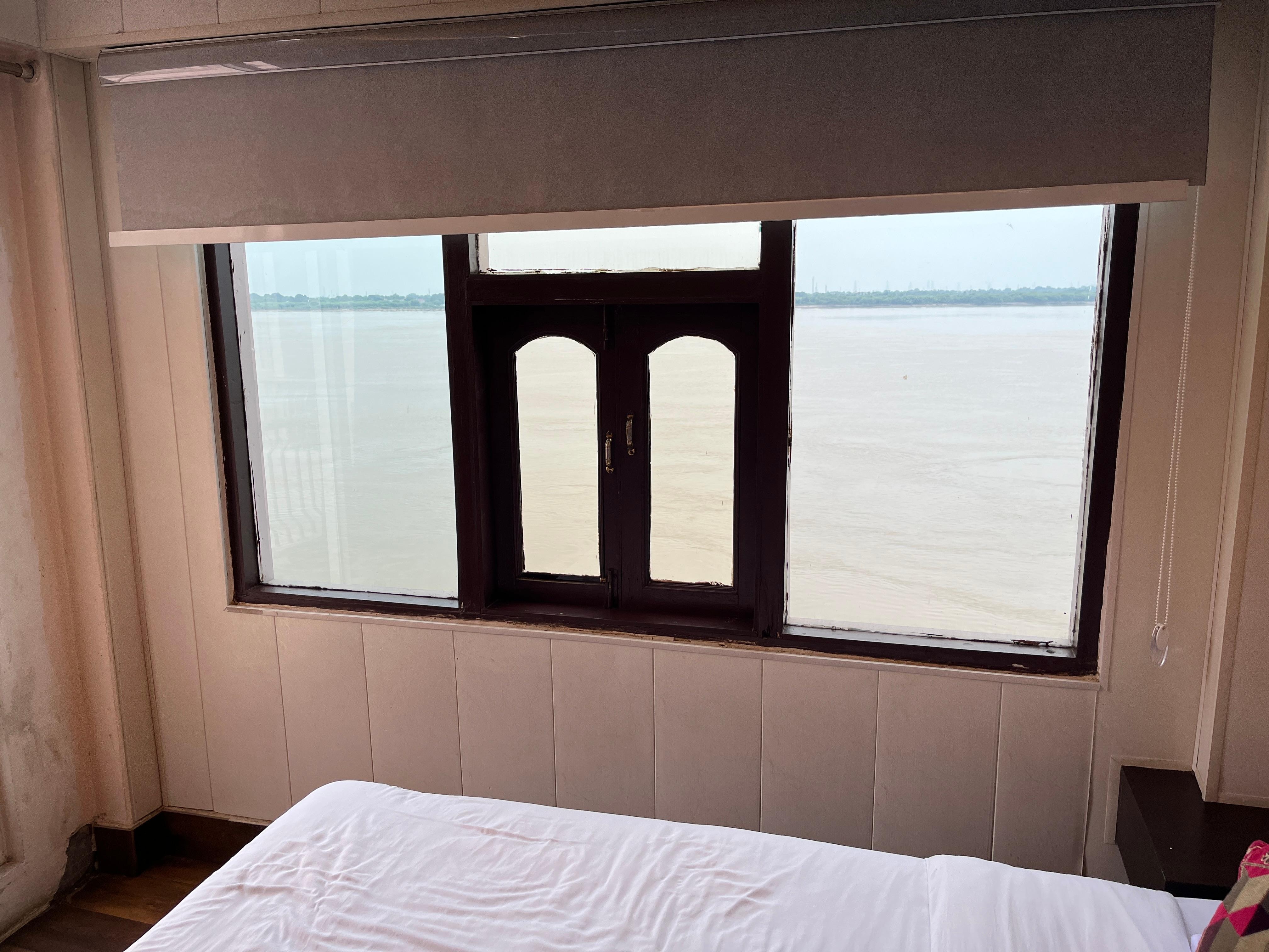 バルコニー付の部屋からの景色。