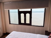 バルコニー付の部屋からの景色。