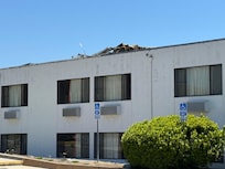 Roof above our room.