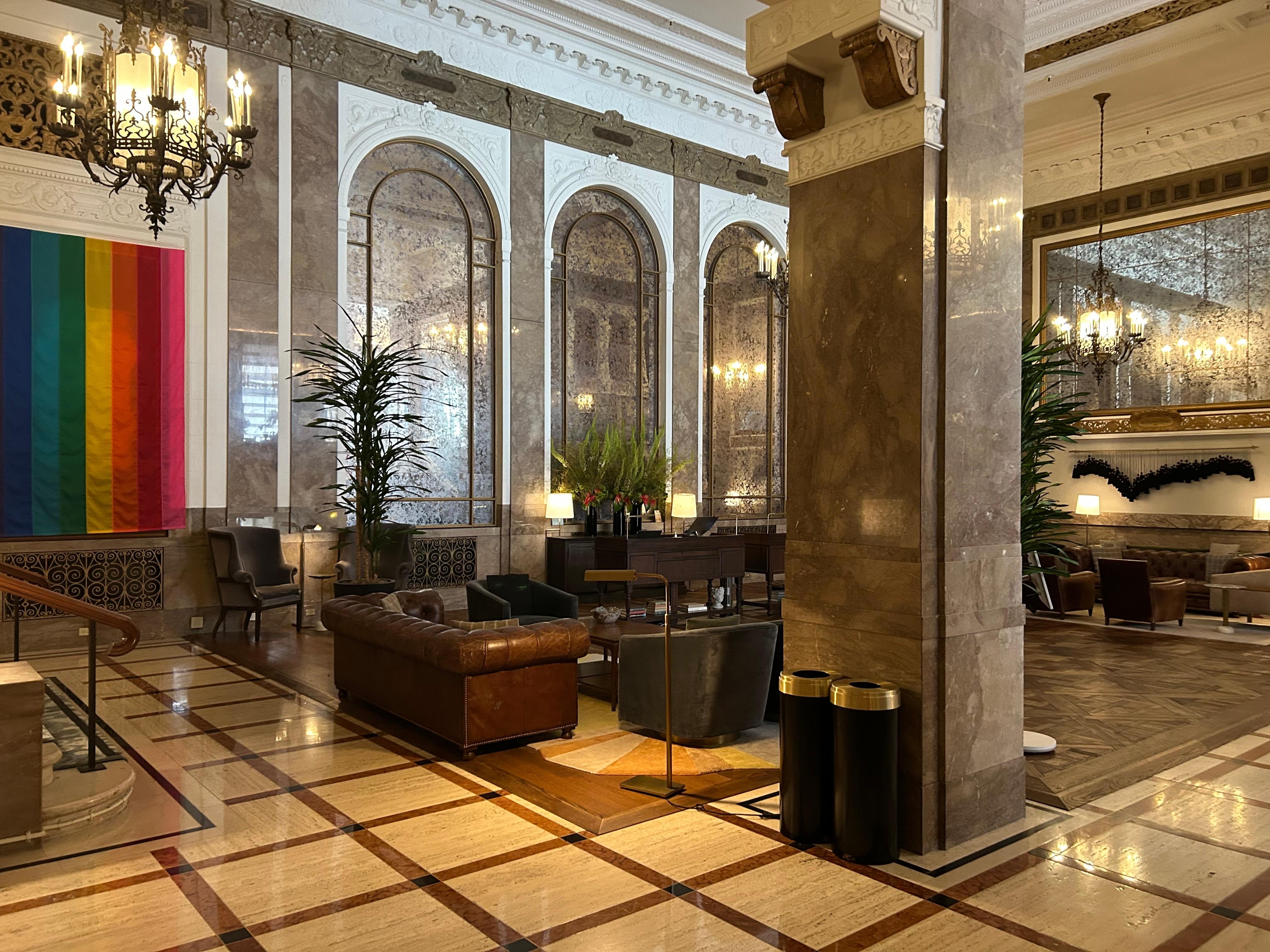 Reception area