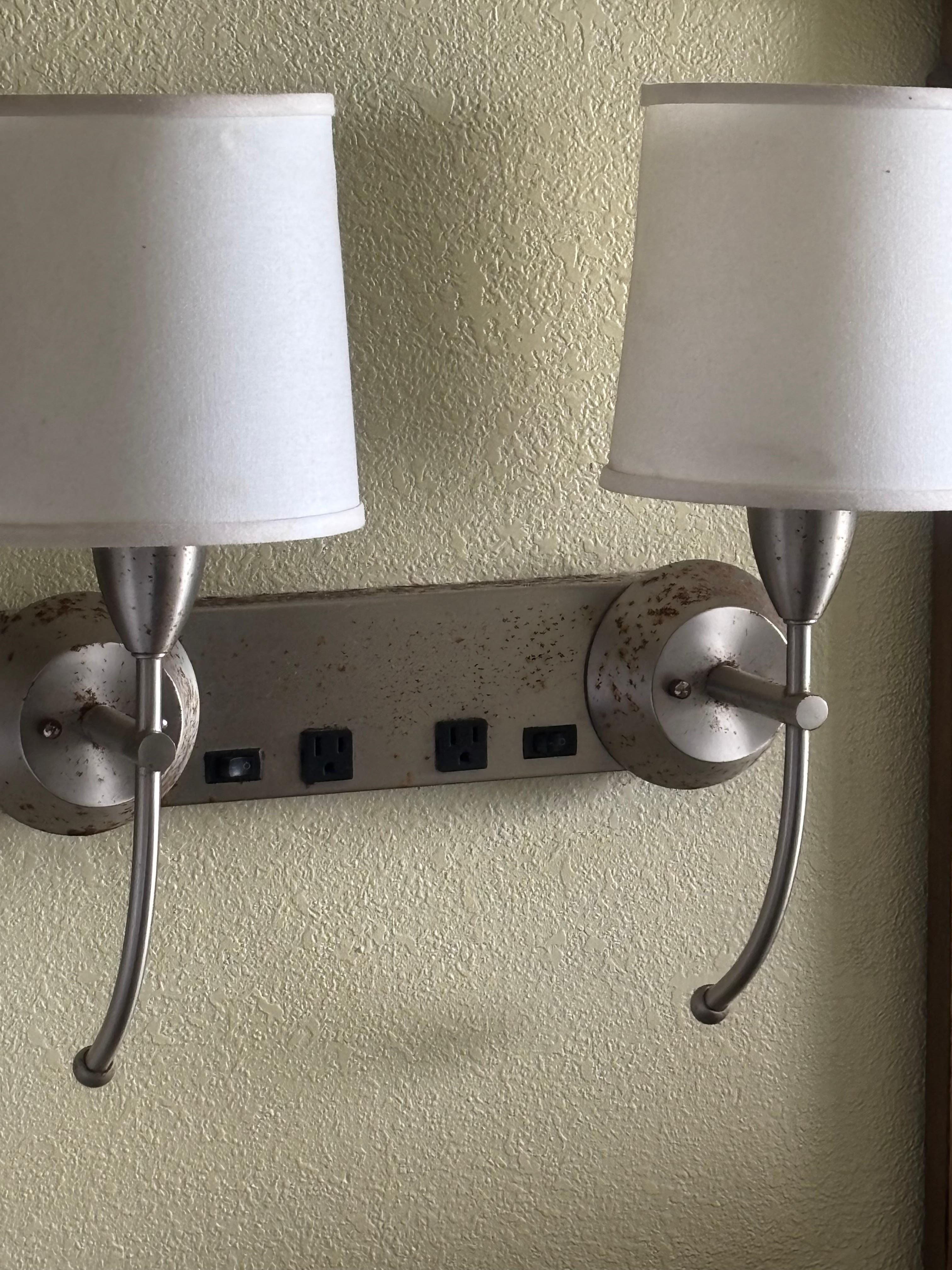 Rusted light fixtures 