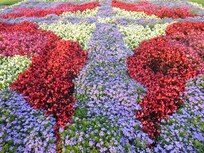 Quilt Garden on property