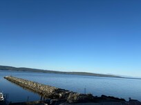 Photo from the deck of the room.