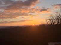 Beautiful sunrise on Christmas morning.