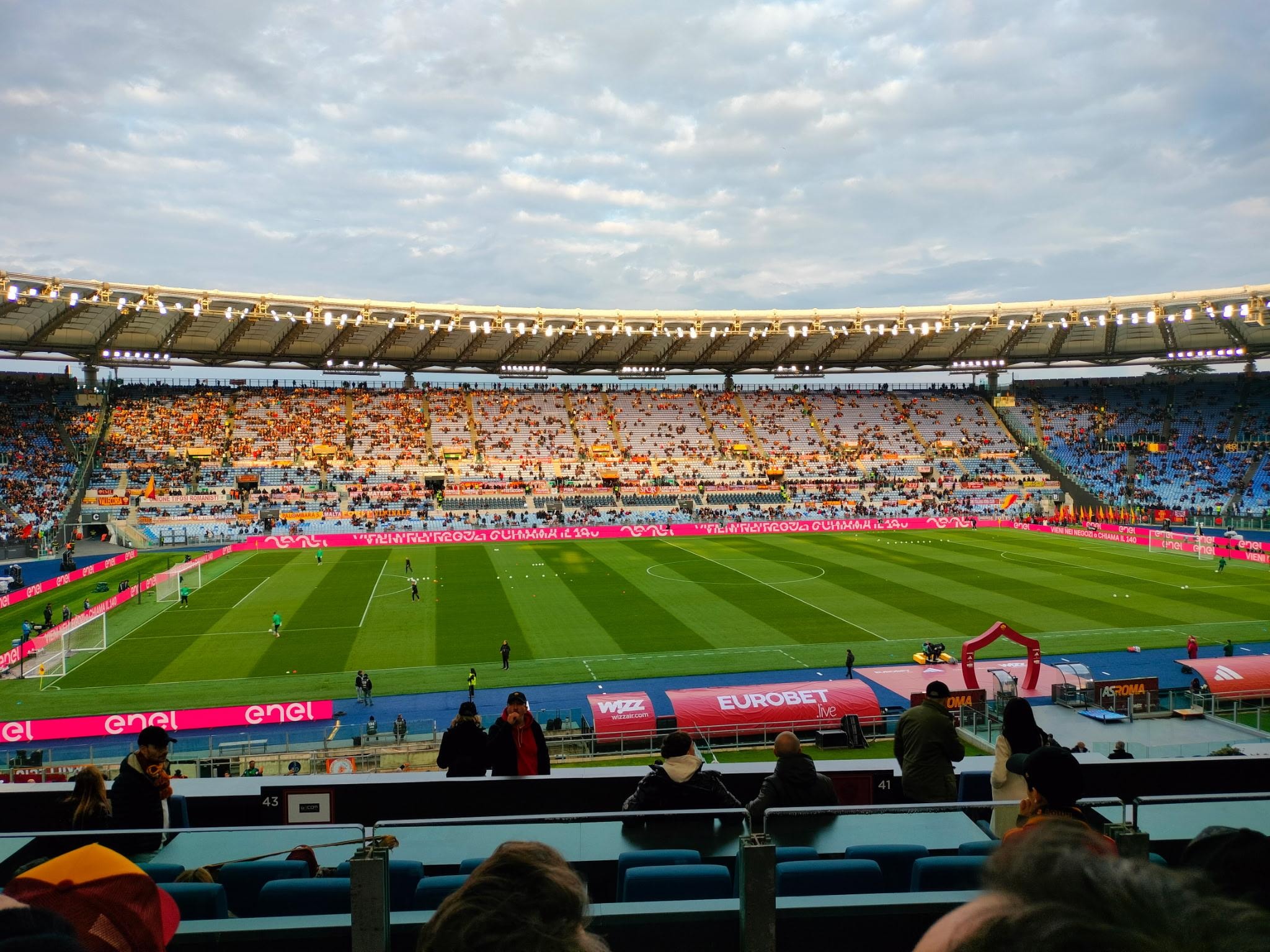Fotbollen var en upplevelse.