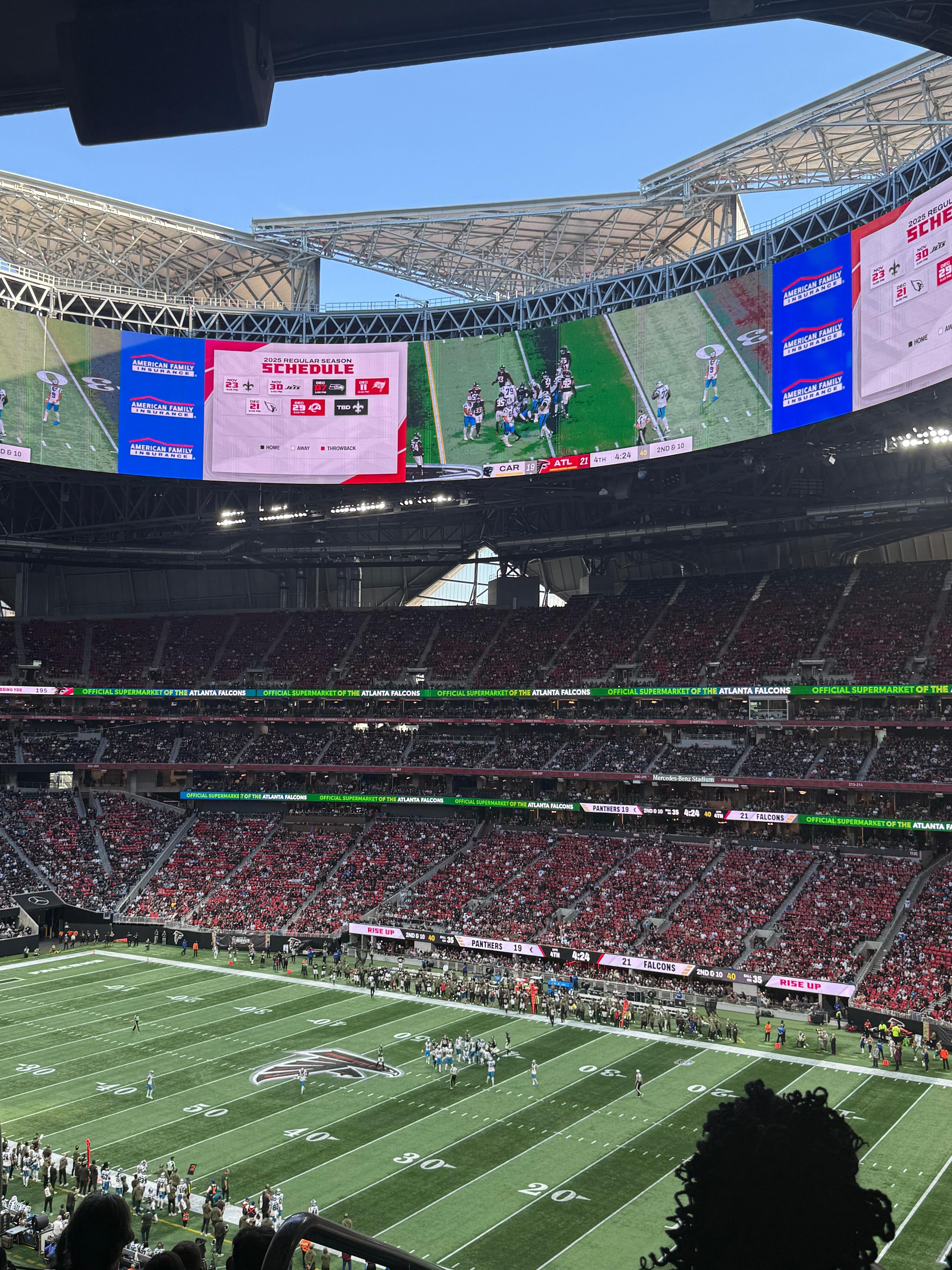 Mercedes Benz Stadium.