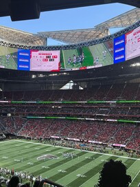 Mercedes Benz Stadium.