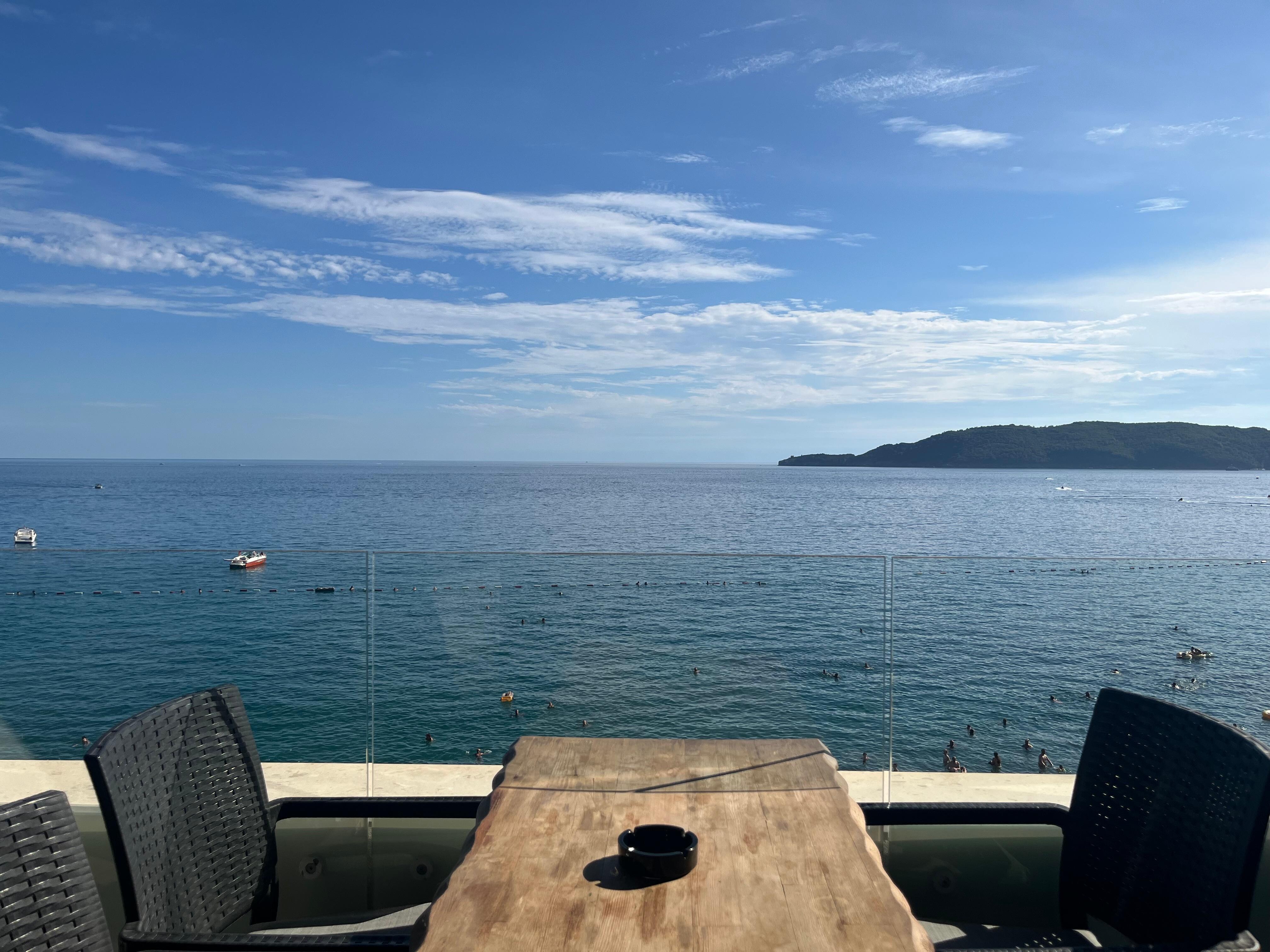 Ausblick von unserem Balkon…