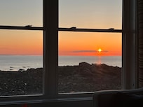 Sunrise from the living room window