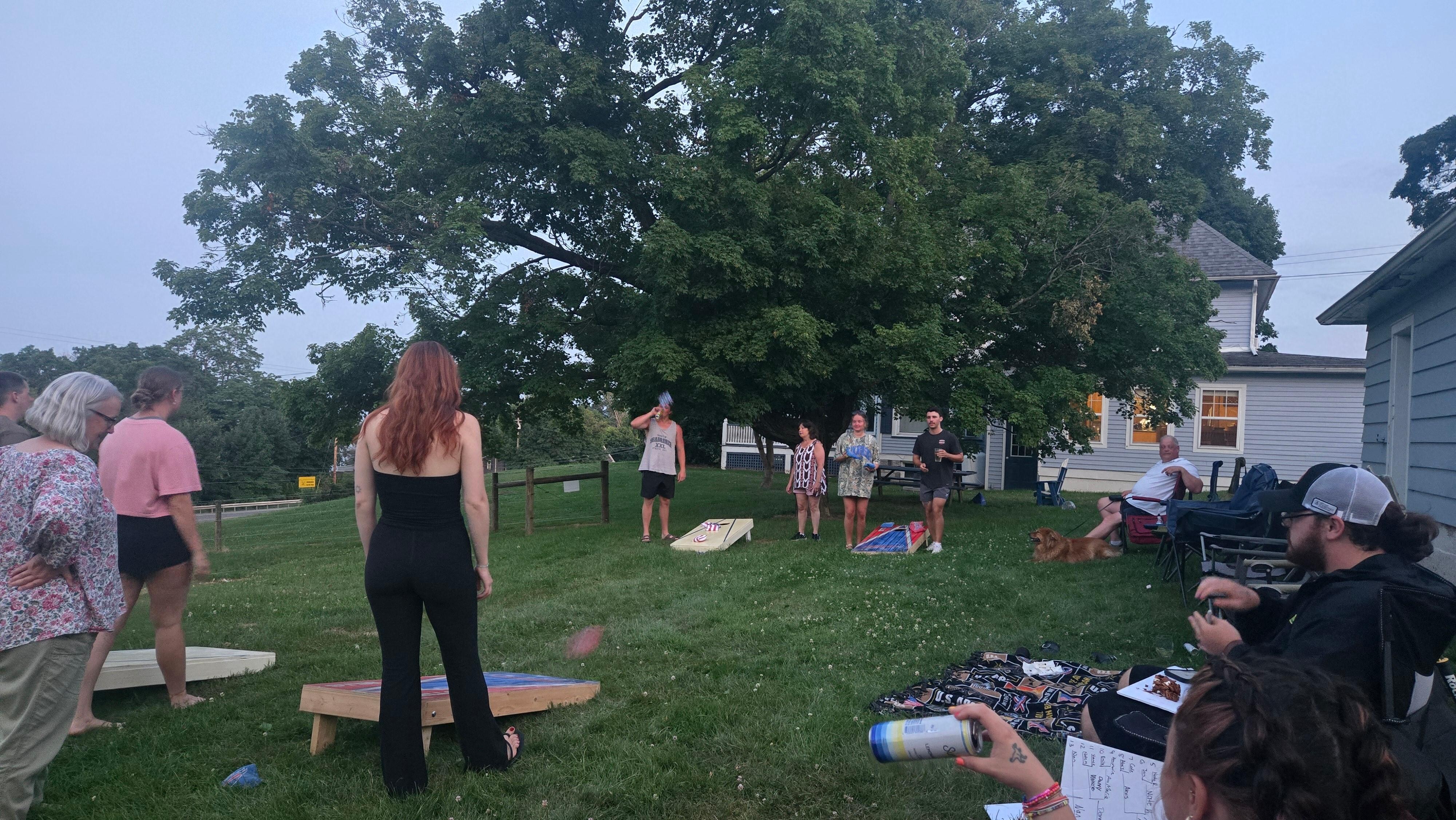 Cornhole tournament 