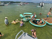 Crab island trip (we met friends 14 of us total)