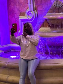 Chilling in front of the fountain