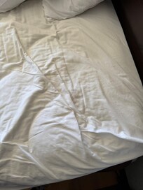 Dirt or SOMETHING on the sheets