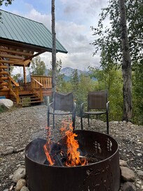 Fire pit with view