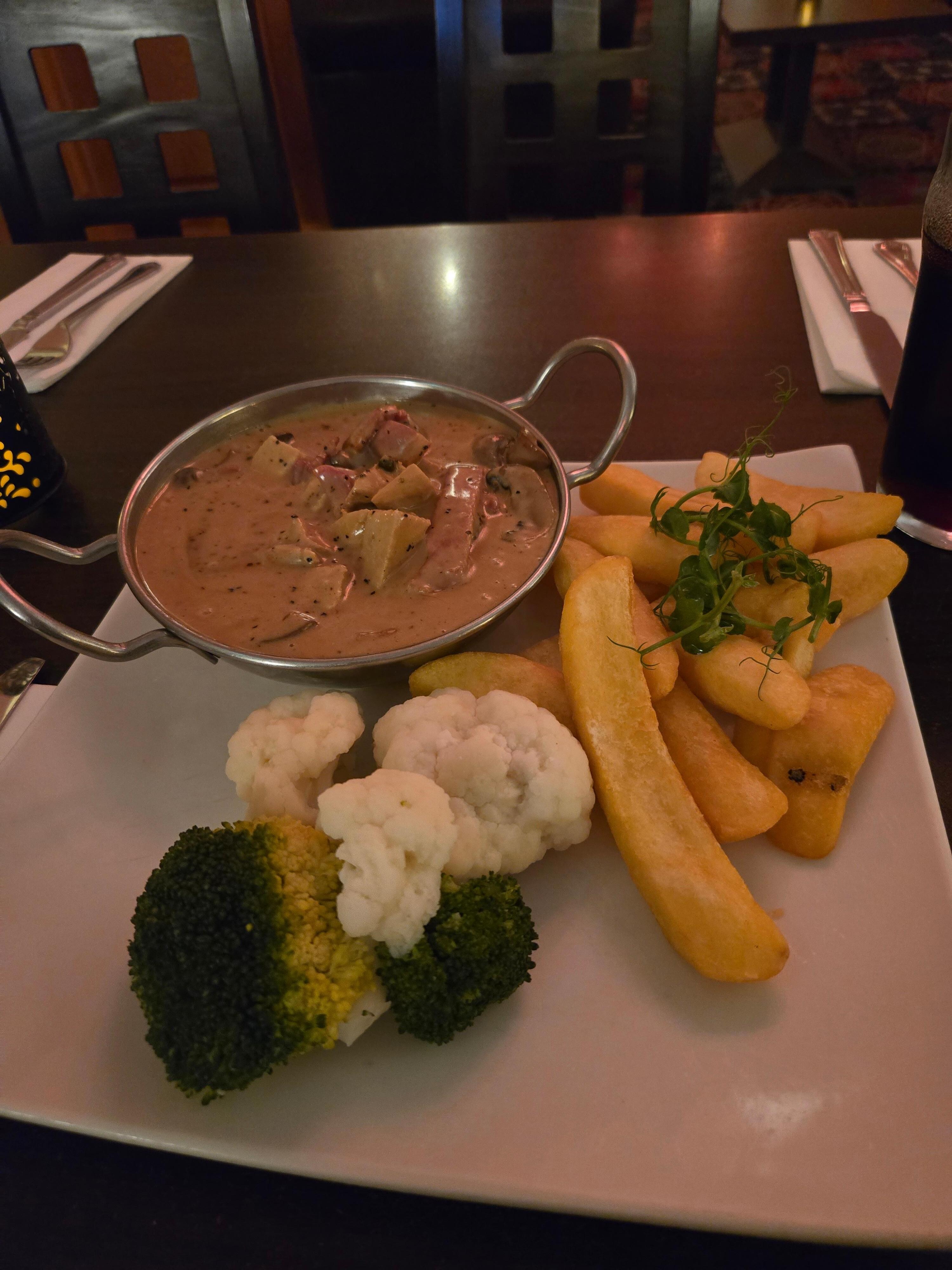 Pepper chicken,  worth coming back to have again!