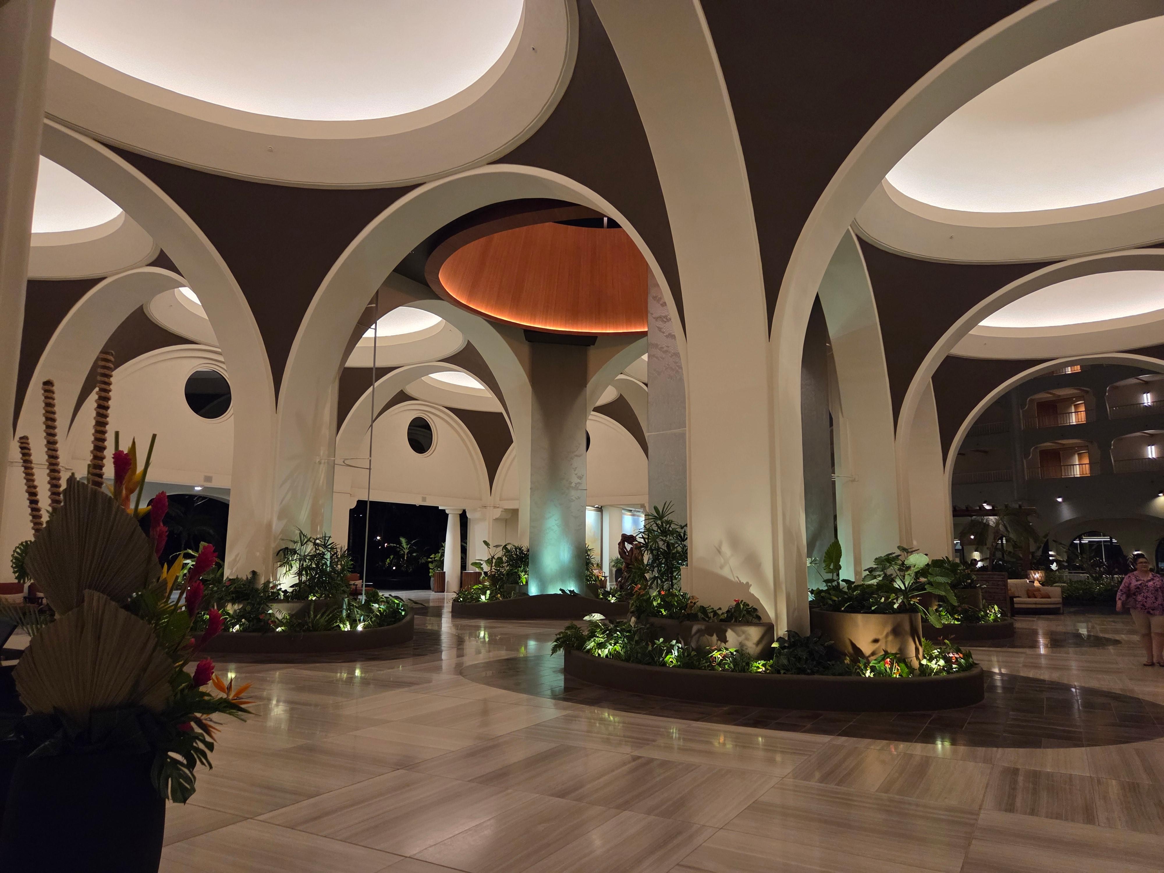 Lobby in evening