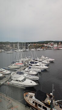Bilde tatt fra hotellrommet