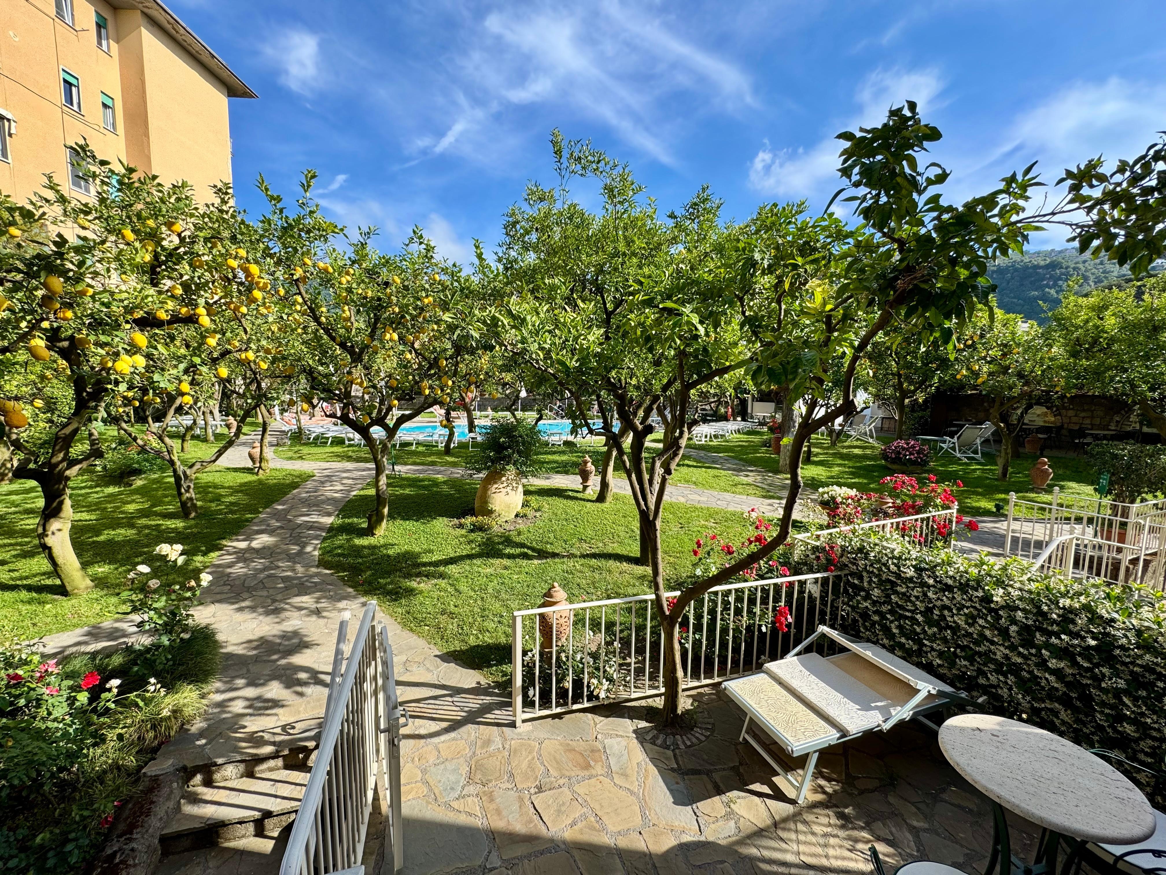 Courtyard view from our room