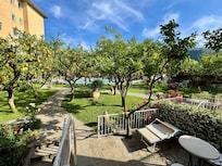 Courtyard view from our room