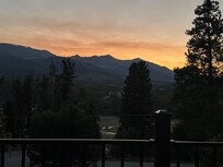 Sunset view from balcony