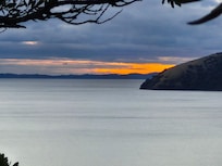 The view from the bench across the street