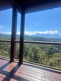 One of the many beautiful views from the deck.