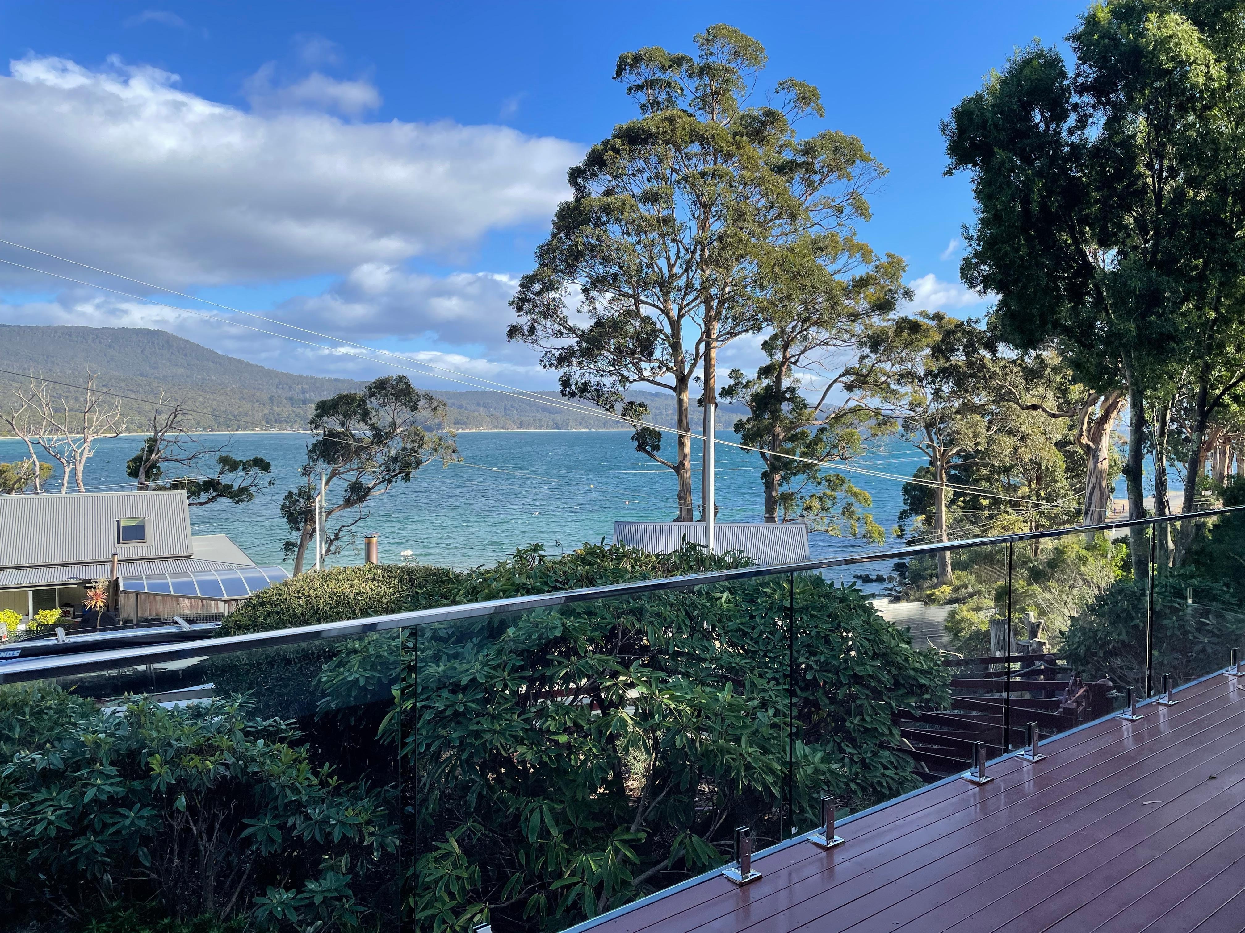 View from front deck, mid morning.