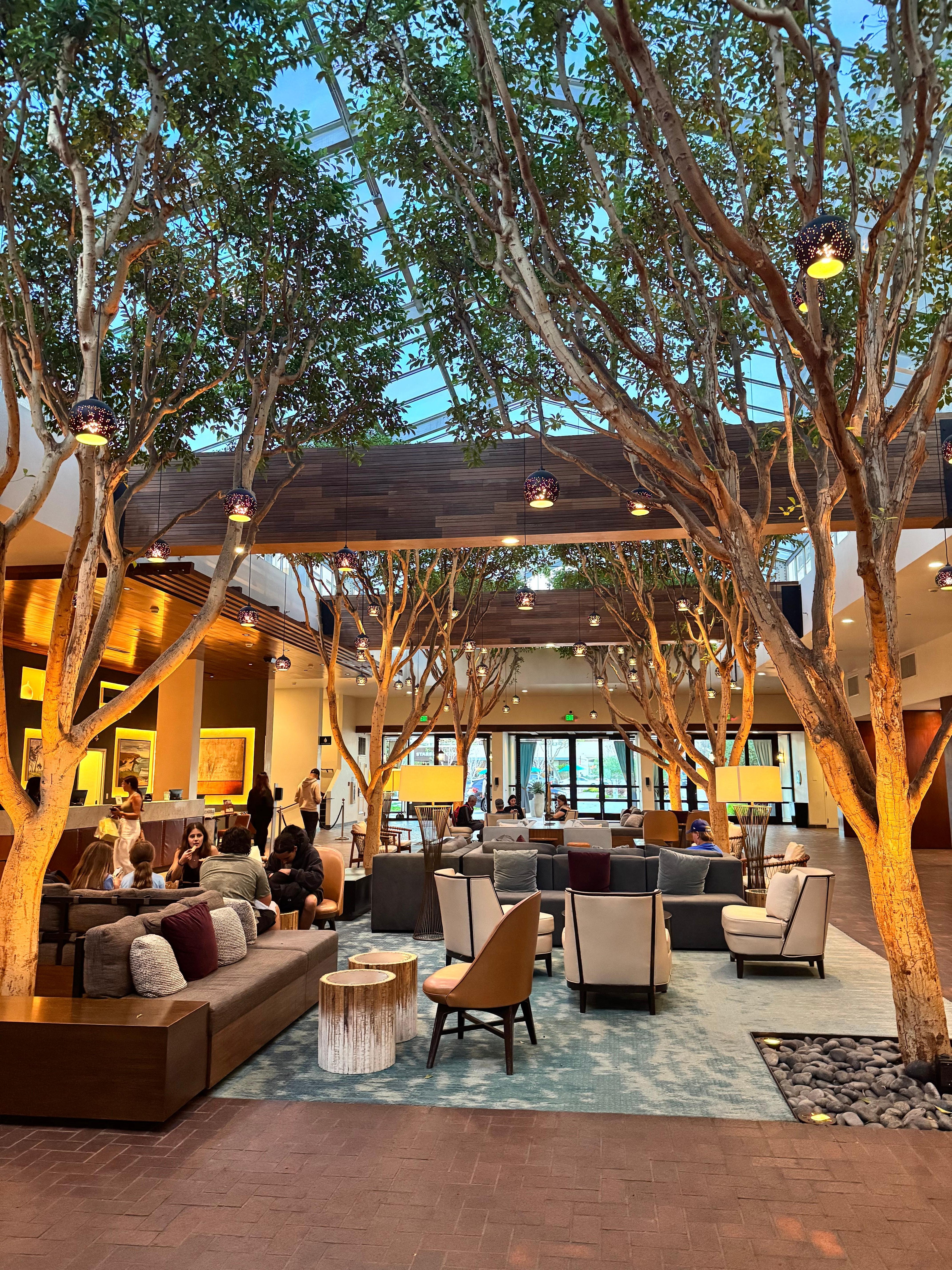 Beautiful lobby and grounds!