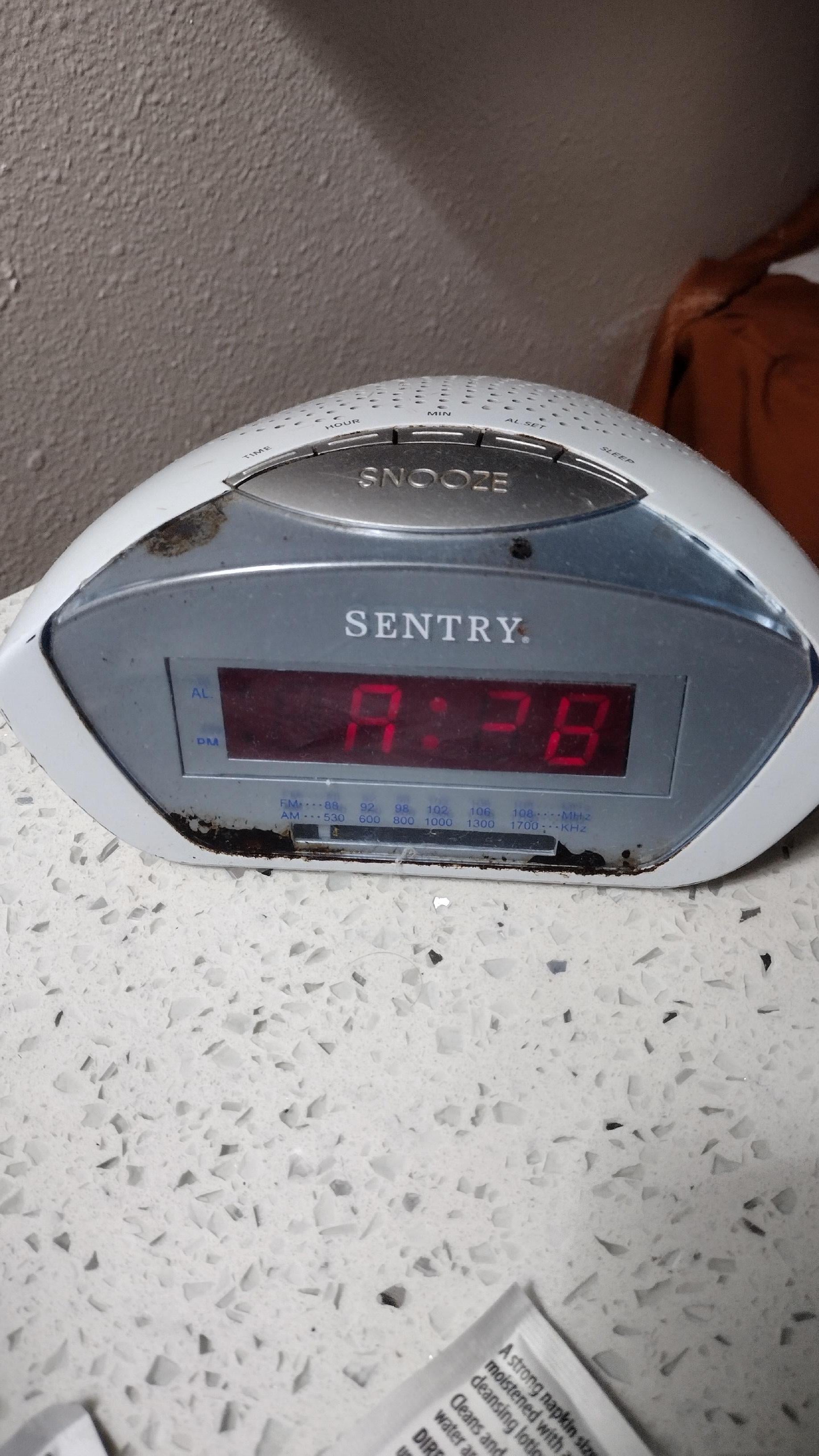 Rusted clock
