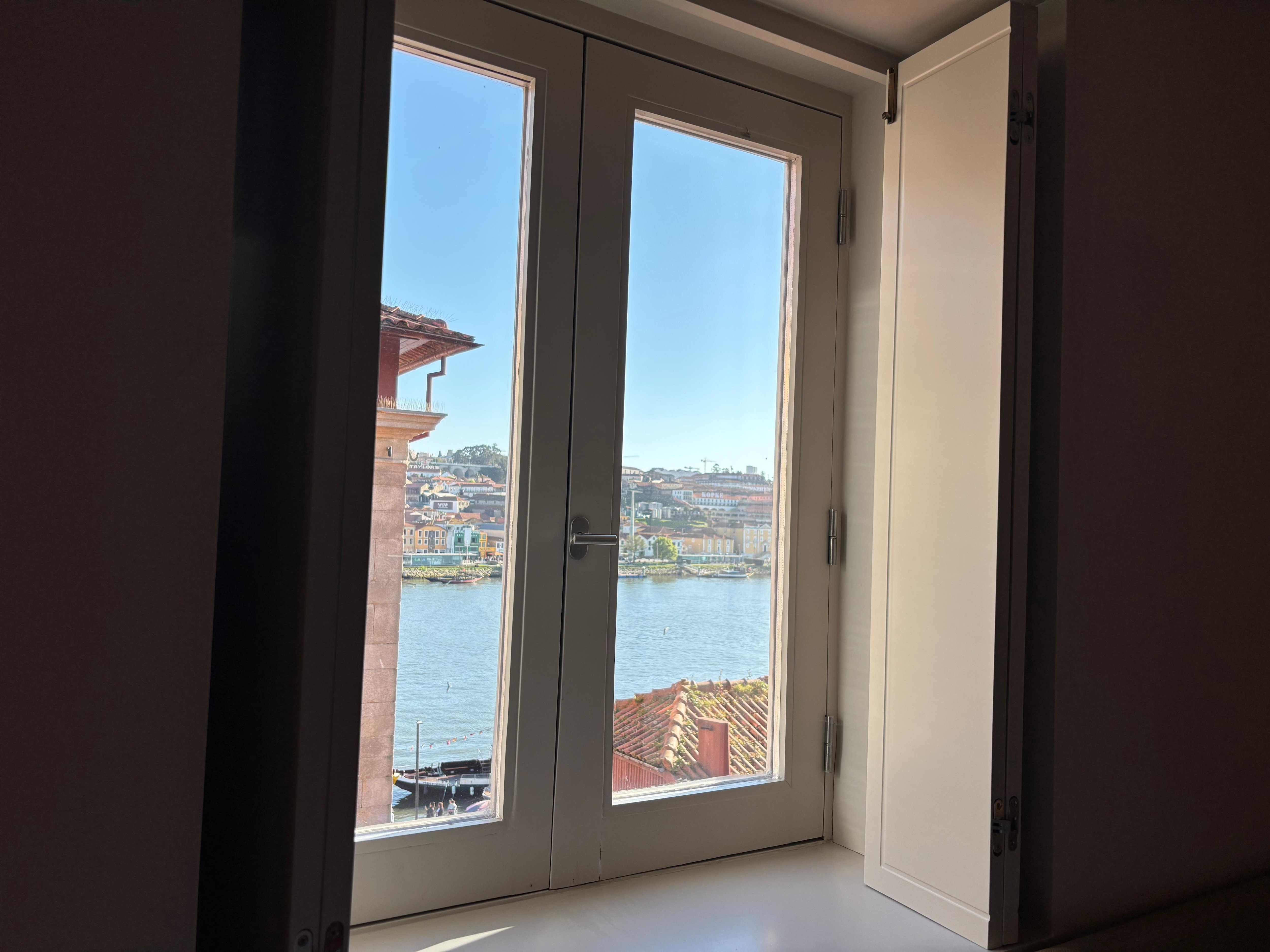 River view from room. 