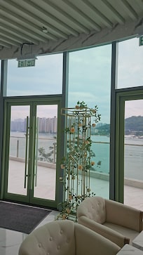 View from the lobby.