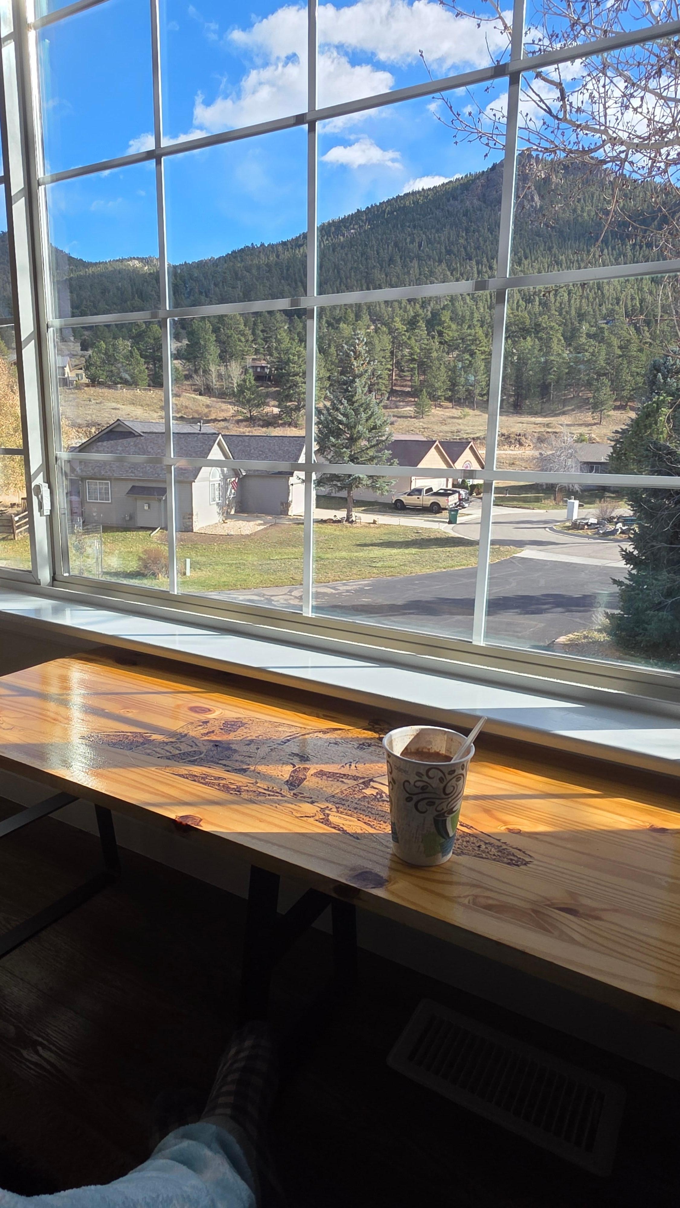 Our view from the front windows 😍