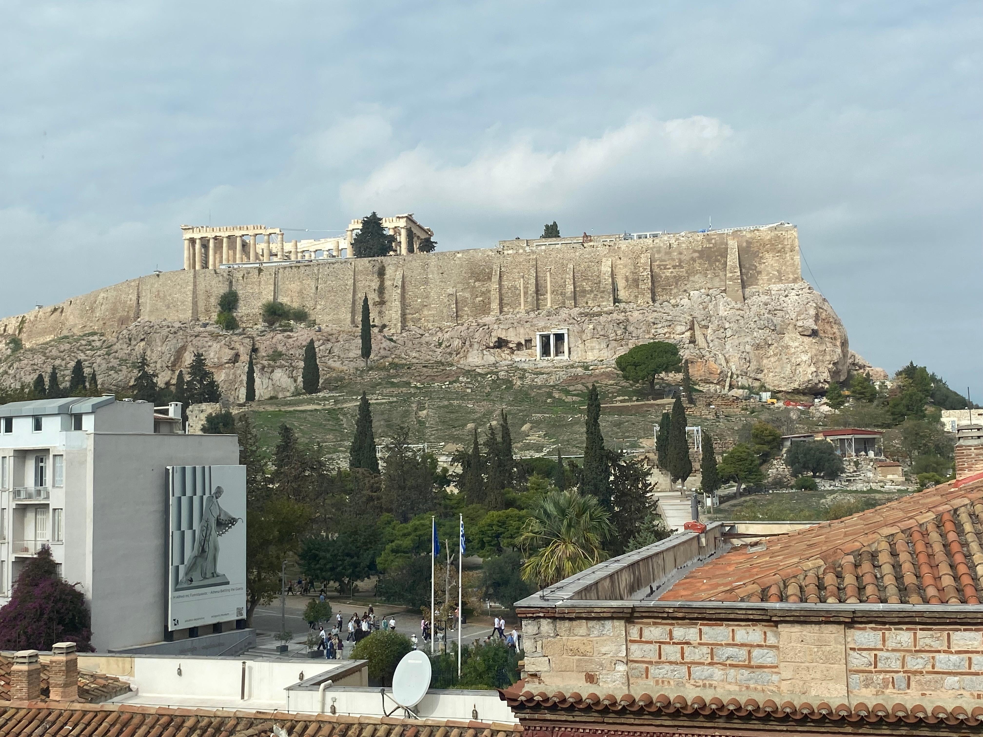 View from roof terrace