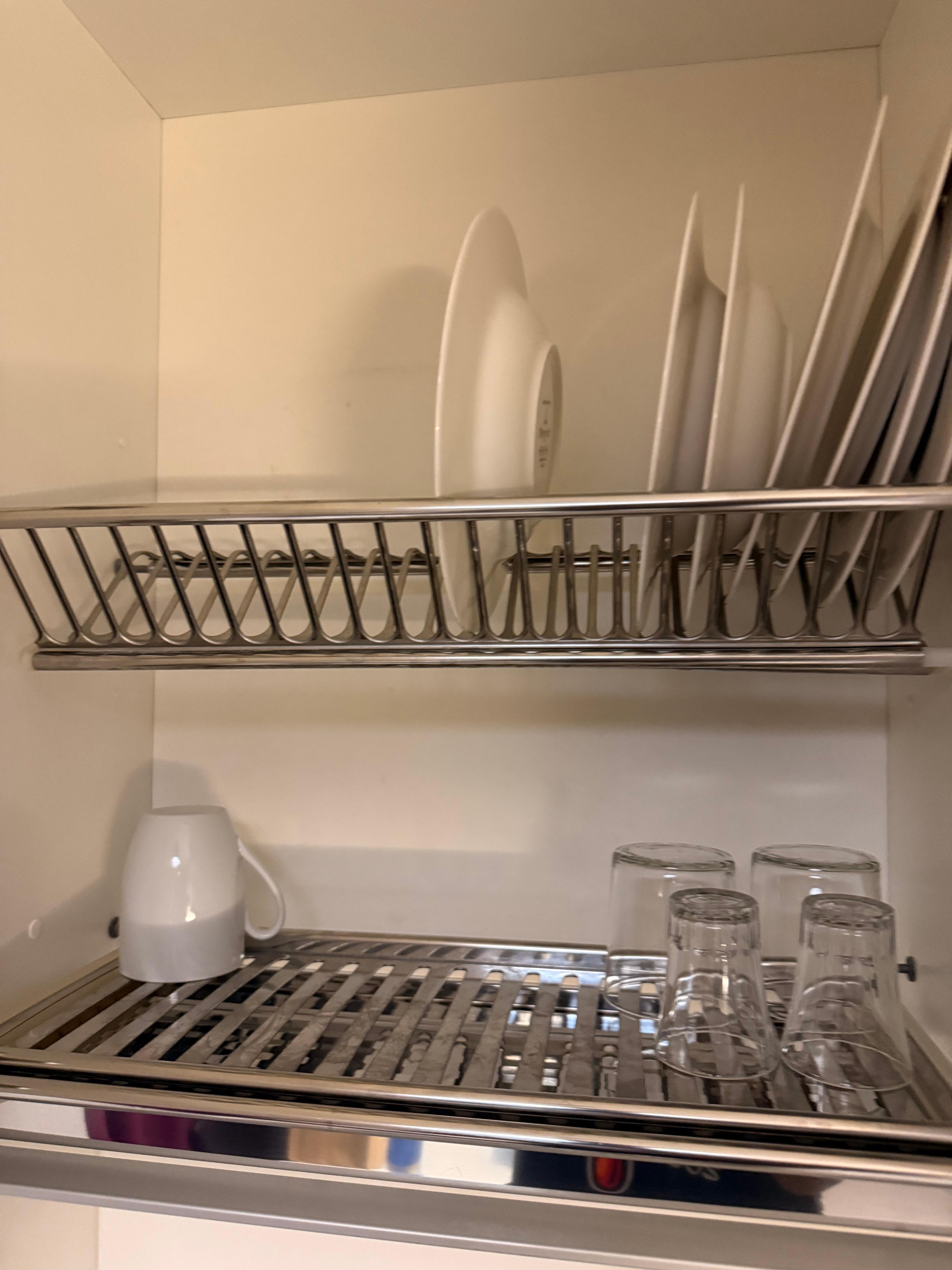 Just some of the flatware and cups they offer. There’s more (they were in the dishwasher)