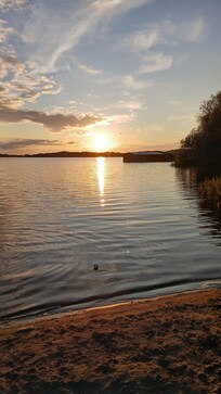 Sonnenuntergang an der Müritz