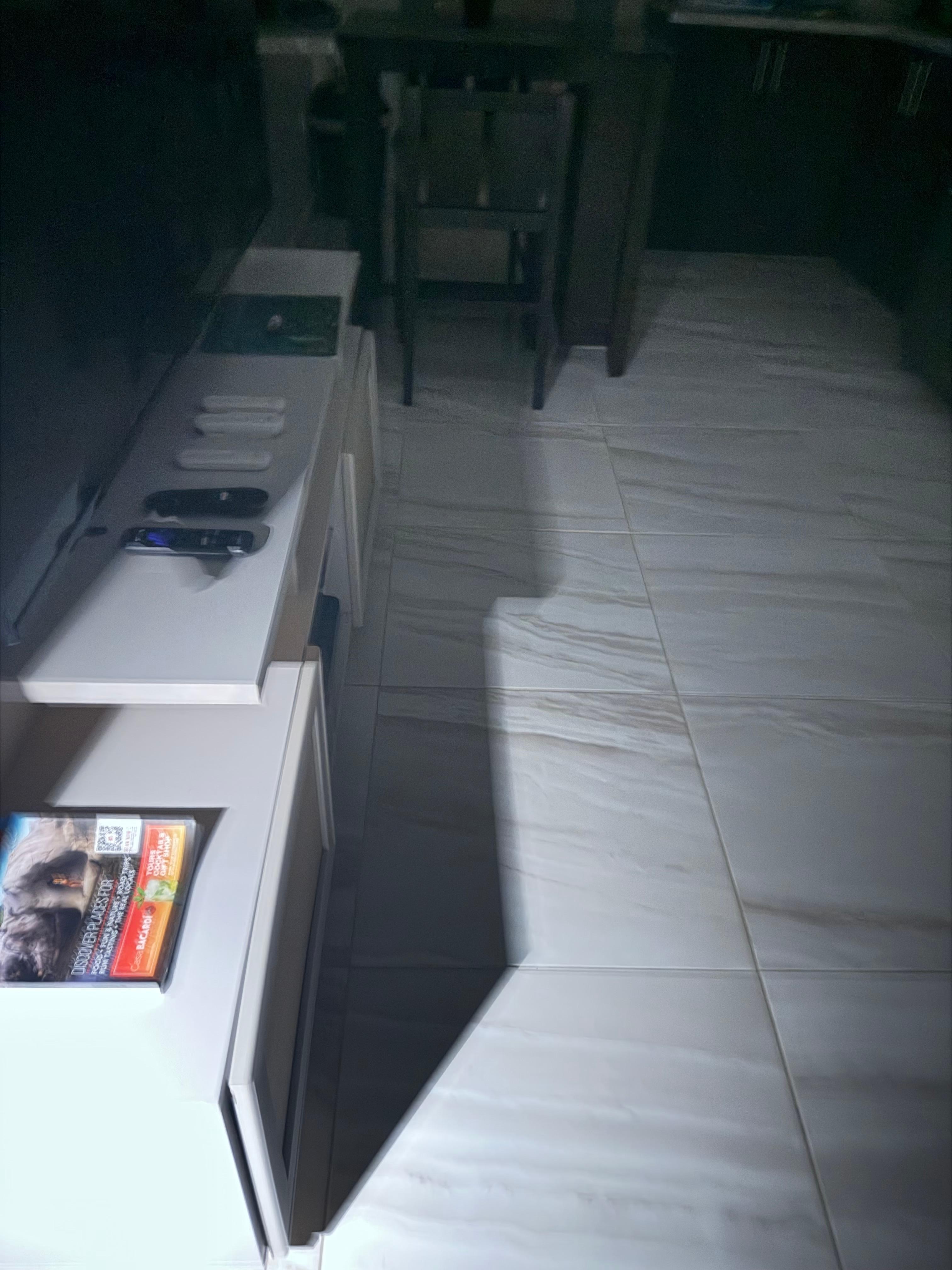 Have to use my phone light to see