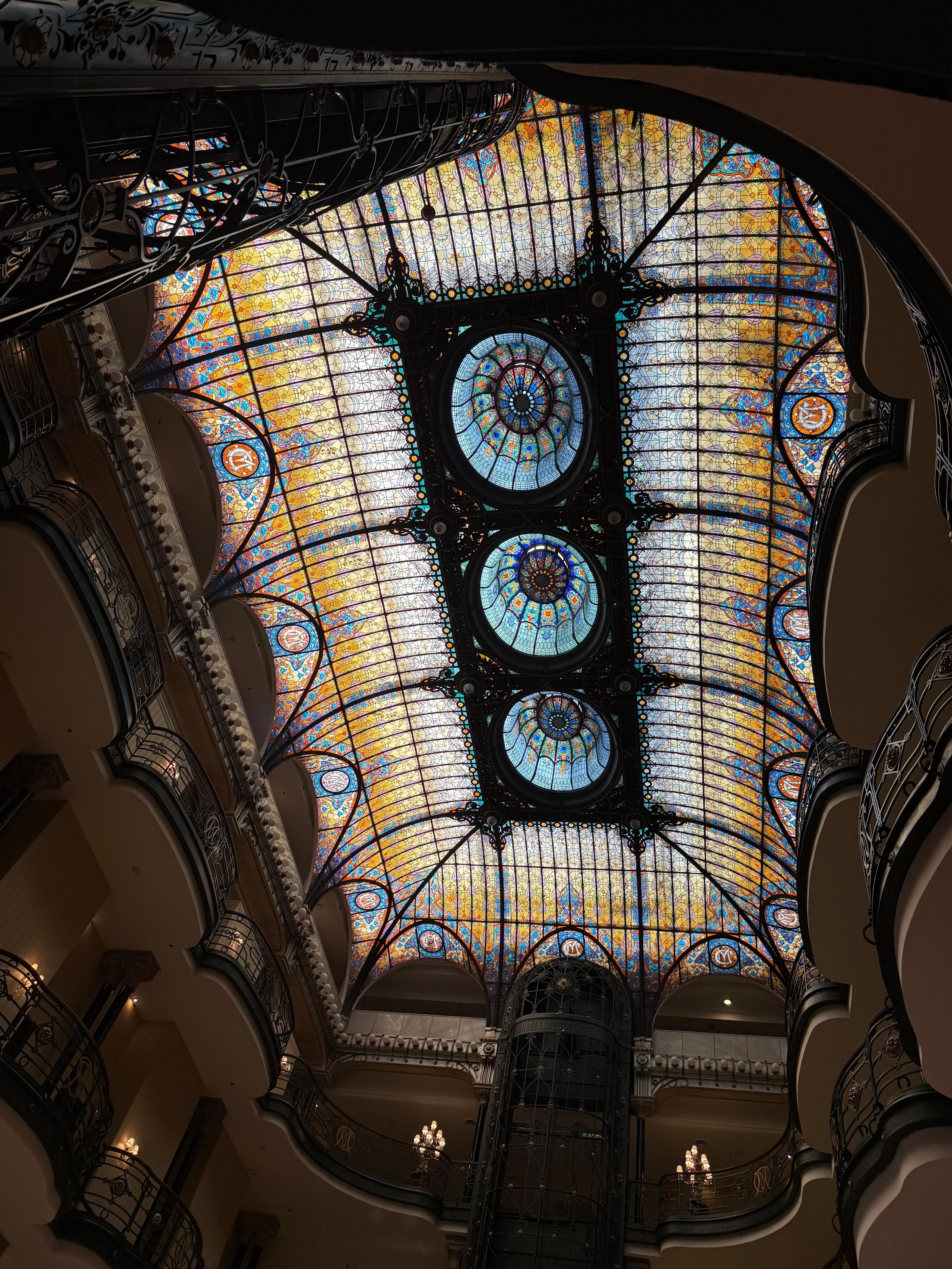 Ceiling in the Gran Hotel