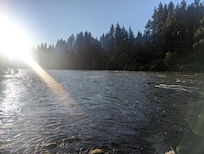 River view just before sunset