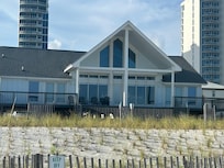 Very pretty from the beach!