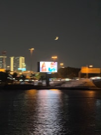 City skyline view from Dubai Creek