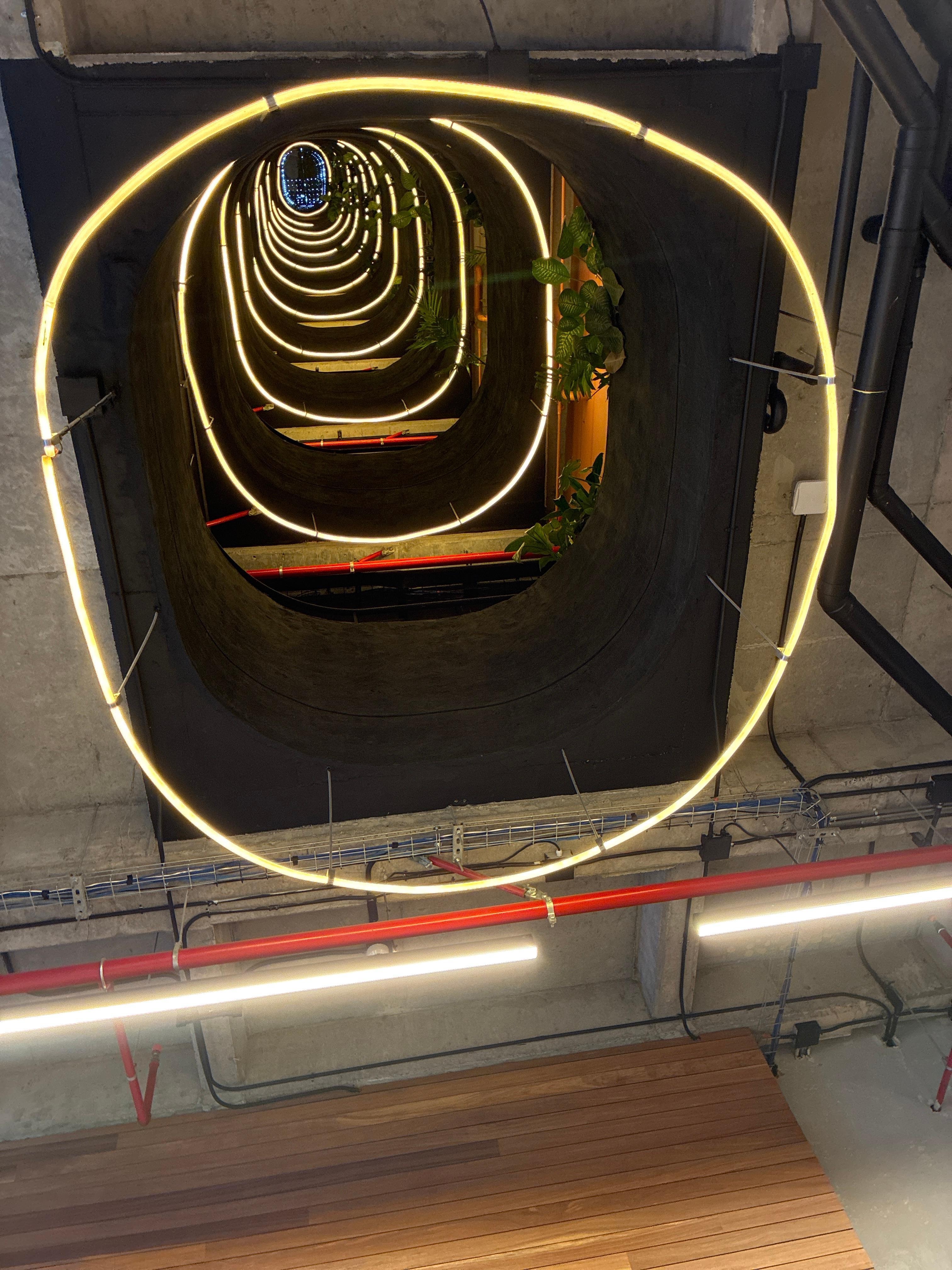 Lobby, really nice view of all the floor.